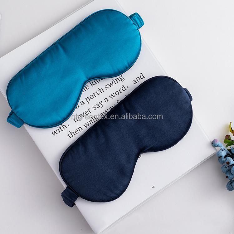 Ready To Ship Smooth And Soft Silk Satin Sleep Eye Mask 35 Color In Stock Wholesale Generation Eye Mask And Accessories