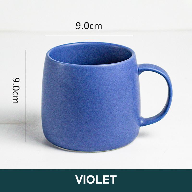 Custom 15 Oz Matte Ceramic Coffee Cup Wholesale Large Porcelain Drink Personalized Christmas Cup With Logo Printed Tea Cup