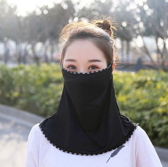 Summer Outdoor Travel Women's Sunscreen Veil Hood Breathable Mask