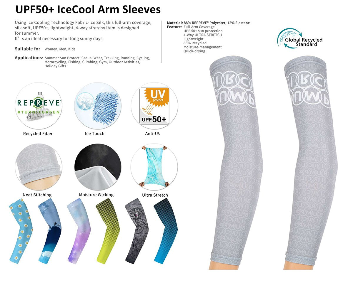 Custom Riding Arm Sleeve Cool Sports Compression Ice Arm Sleeve UV Sunscreen Body Arm Sleeve Suitable For Youth