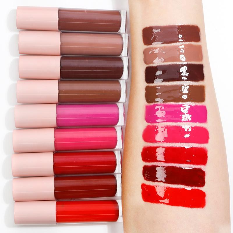 Wholesale New Design Mini Lip Gloss Cosmetic Moisturizing Liquid Lip Gloss Plain Glitter Lip Gloss Shiny Lip Gloss