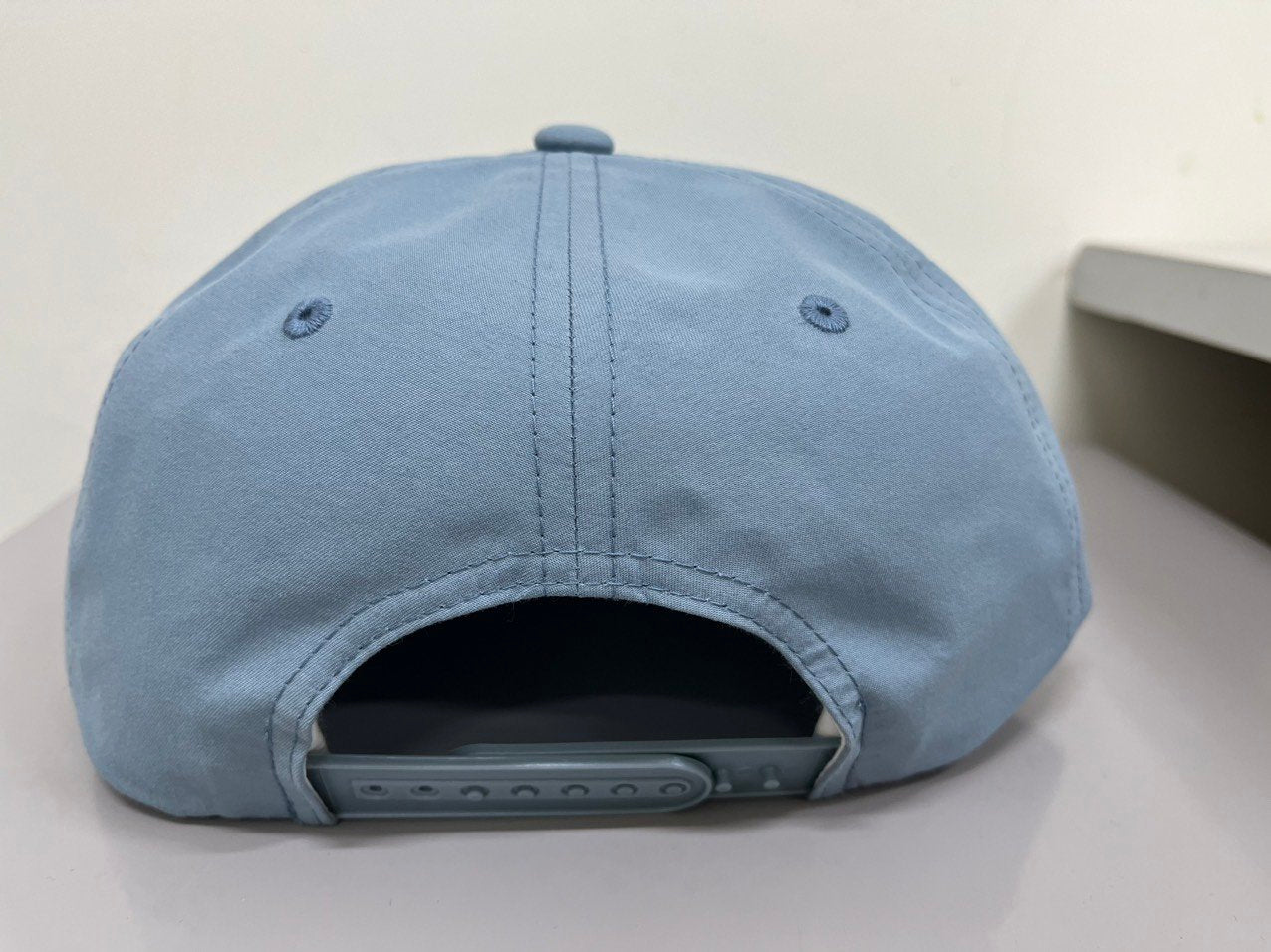 Wholesale Blank 256 Flat Eaves Snapshot Cap Custom Logo 5 Panel Sports Cap With Rope OEM Vietnam Headwear Outdoor Cap Cap