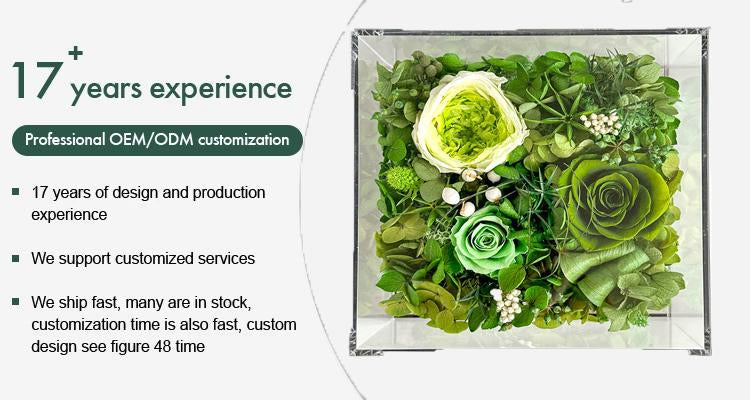 AYOYO OEM Preserved Rose Forever Flower And Plant Decoration Material Eternal Flower