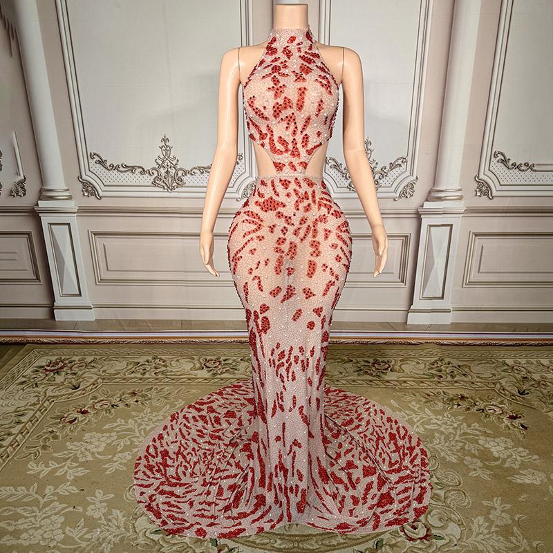 Novance Y4286 Women Dress Party Prom Dress Floral Maxi Dress Birthday Sleeveless Dress Wedding Dress