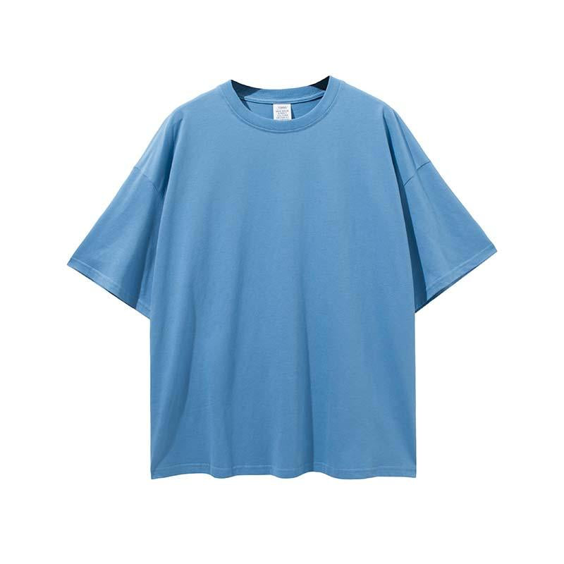 Custom Men's Oversized T-Shirt Printed Logo 100 Cotton Plus Size T-Shirt Large High T-Shirt Loose Fit Men's T-Shirt