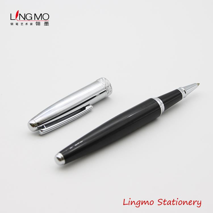 Lingmo High Quality Metal Pen Black Gold With OEM Design Pen With Custom Logo