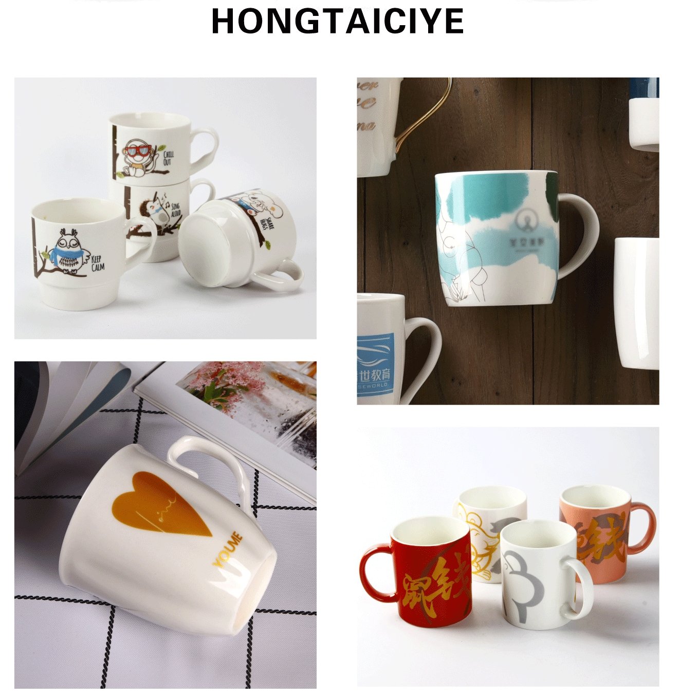 Redeco Custom Mug Luxury Creative Ceramic Plate Cup Ceramic Coffee Cup Gift Home Decorations