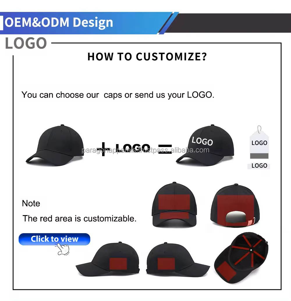 Original Equipment Manufacturer Brand Label Label 6 Panel Sports New Baseball Cap Era Mounting Hat With Custom Required Hat