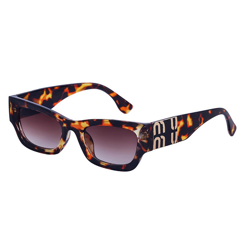 CY-98103 2024 Fashion High Quality UV400 Y2K Letter Metal Small Square Sunglasses