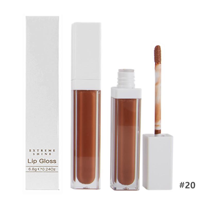 New Makeup Lip Gloss Cosmetics Liquid Vegetarian Organic Gloss Plump Fruit Nude Transparent Custom Private Label Lip Gloss