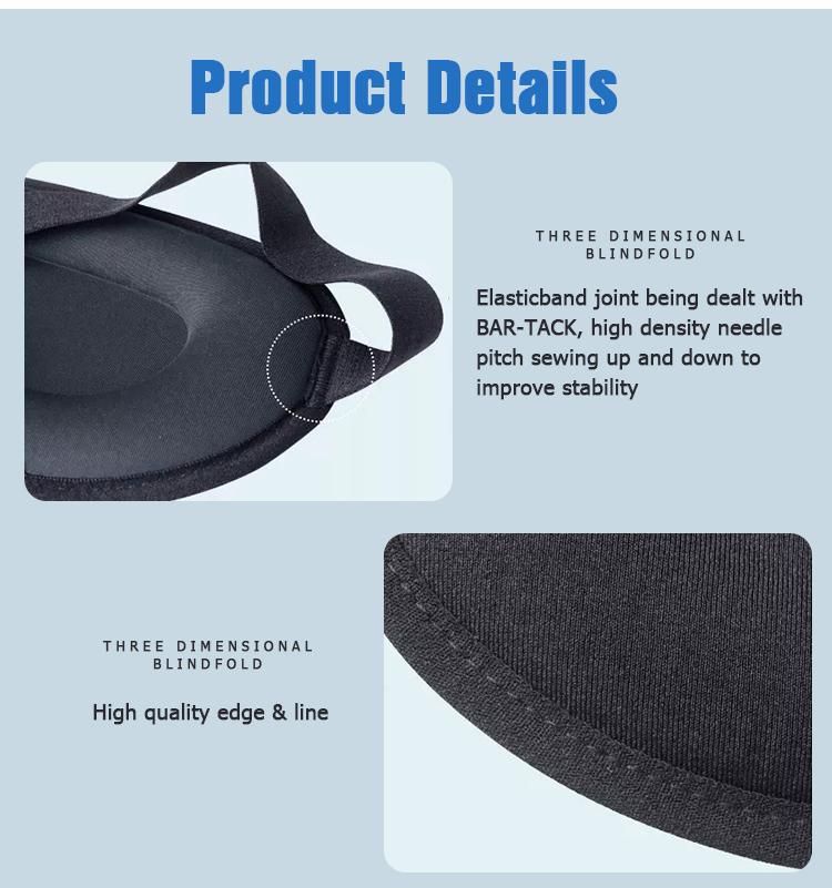 Luxury Sleeping Mask For Back And Side Sleepers Zero Intraocular Pressure Night Eye Mask Hood Shading 3D Sleep Mask