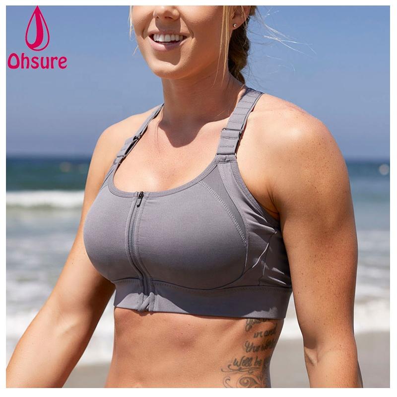 Custom High Quality Yoga Sports Bra High Support Adjustable Fitness Women Running Sports Bra Sports Clothes Fitness Yoga Clothes XS-XXL
