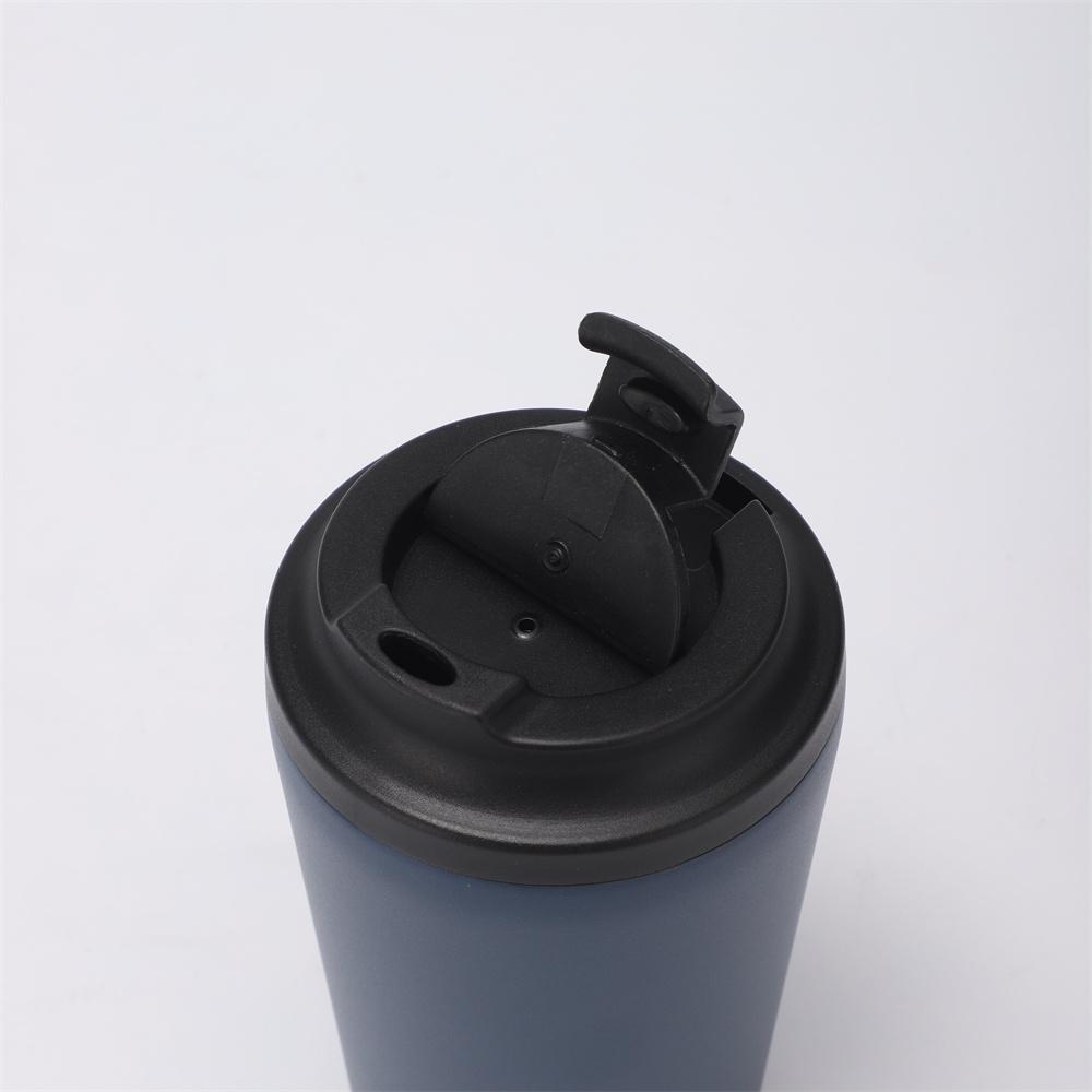 Portable 8 Oz And 12 Oz Stainless Steel Coffee Cup Double Wall Insulated Tumbler Coffee Tea Cup With Flap