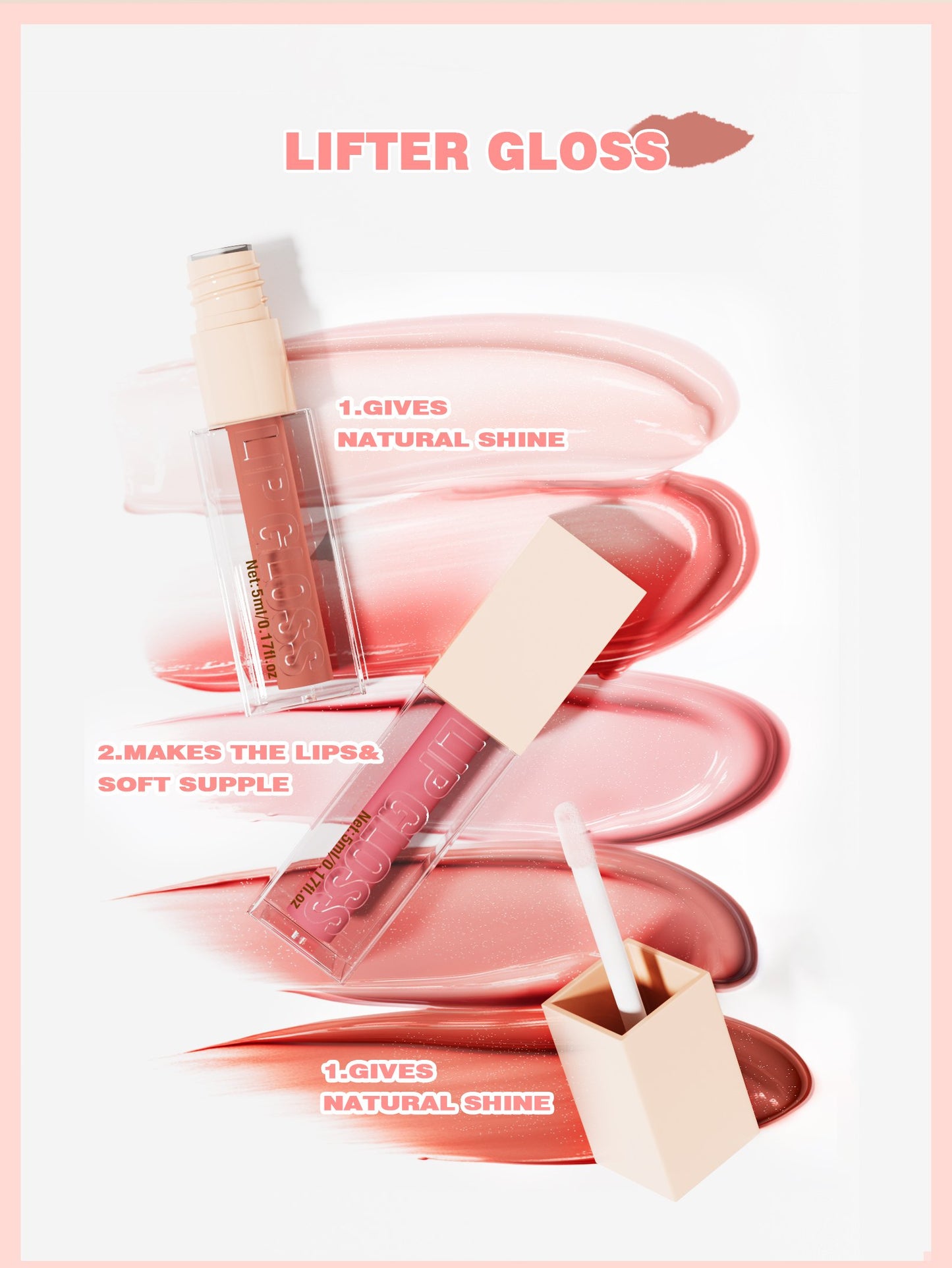 Lip Gloss Moisturizing Lip Gloss Hyaluronic Acid Moisturizing Gloss Lip Gloss