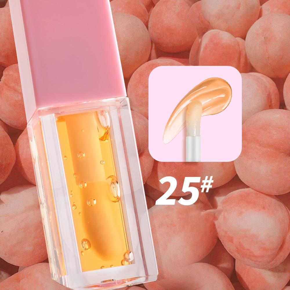 Wholesale Mini Plump Moisturizing Tone Magic Lip Oil Vegetarian Fruit Shimmer Lip Oil Private Label Liquid Clear Lip Gloss