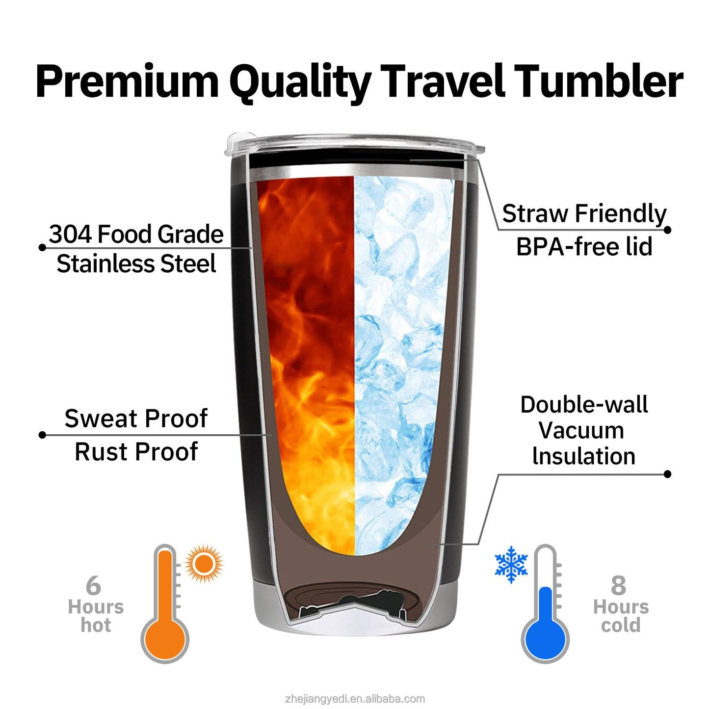 Wholesale Bulk 10 Oz 20 Oz 30 Oz Double Wall Car Stainless Steel Modern Curve Cup With Lid Modern Coffee Car Cup