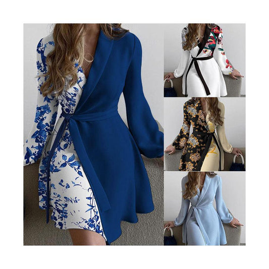 New Spring Plus Size Church Dress Print Floral Long Sleeve 2024 Women Evening Dress Formal Elegant Casual Dress