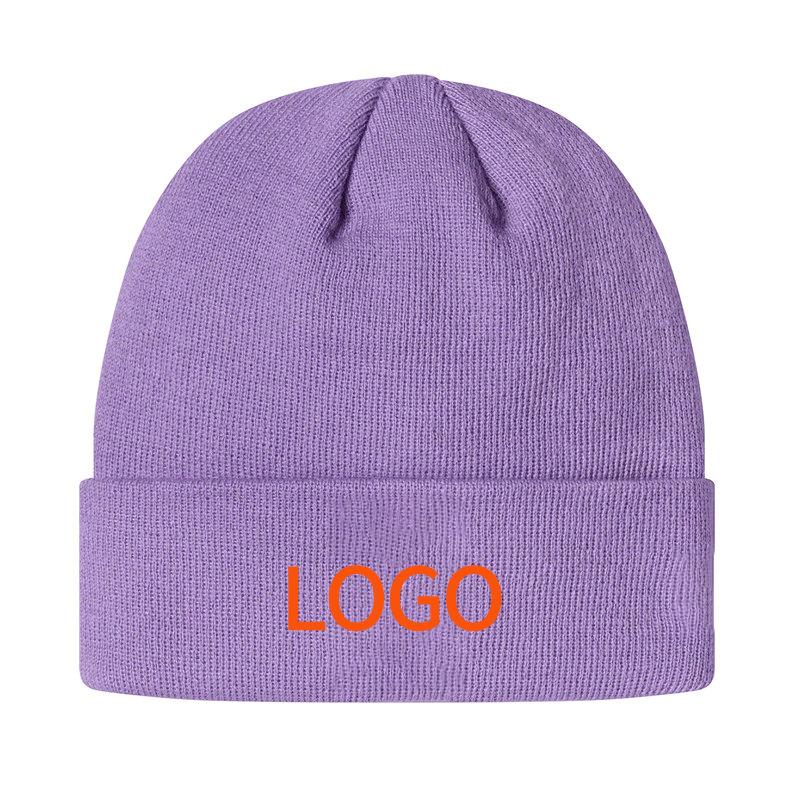 Fashion Autumn Hat Knitted Warm Scarf Men's Women's Wool Skateboard Unisex Hat Winter Knitted Hat Fleece Hat