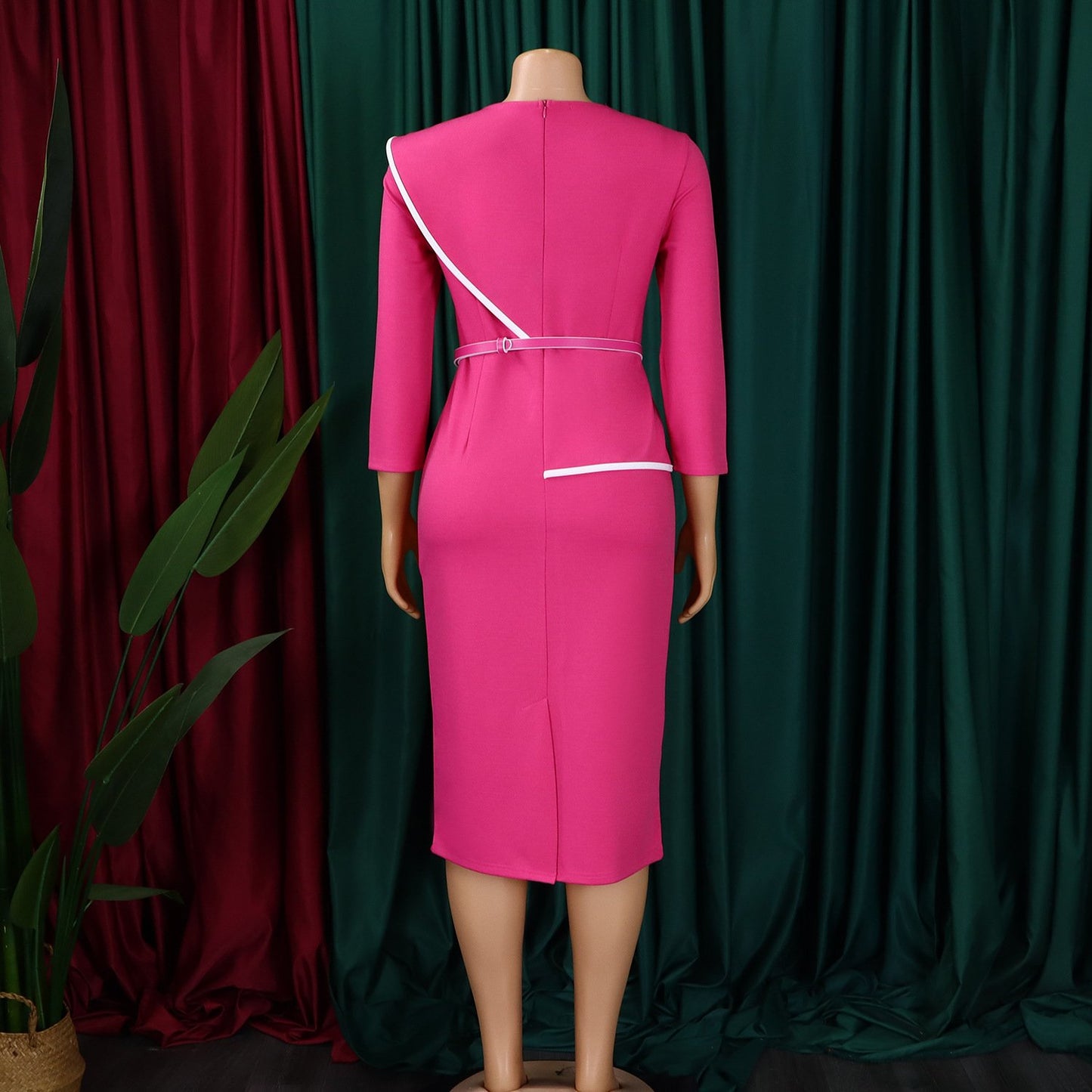 2025 Latest Design Spring Women's Casual Elegant O Collar Long Sleeve Office Women's African Women's Clothing