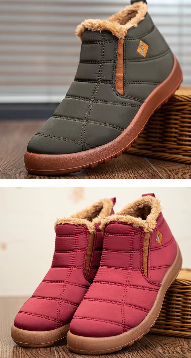 New Cheap Winter High-top Warm Plush Unisex Snow Boots Waterproof Large Size Comfortable Lightweight Women's Snow Boots