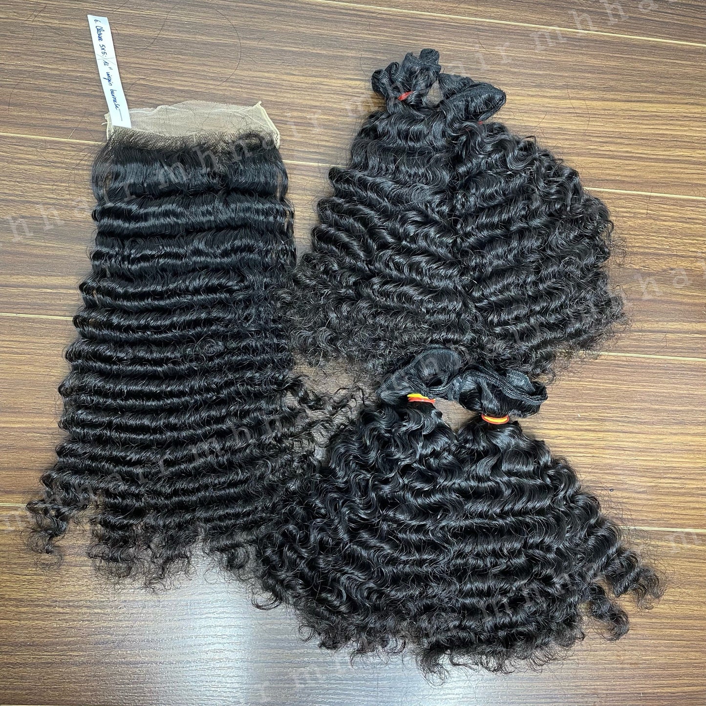 MH Trust Hot Suit 100% Vietnam Virgin Women Hair Extension Wave And Curl Texture Front Lace Close Long Length HD Wig