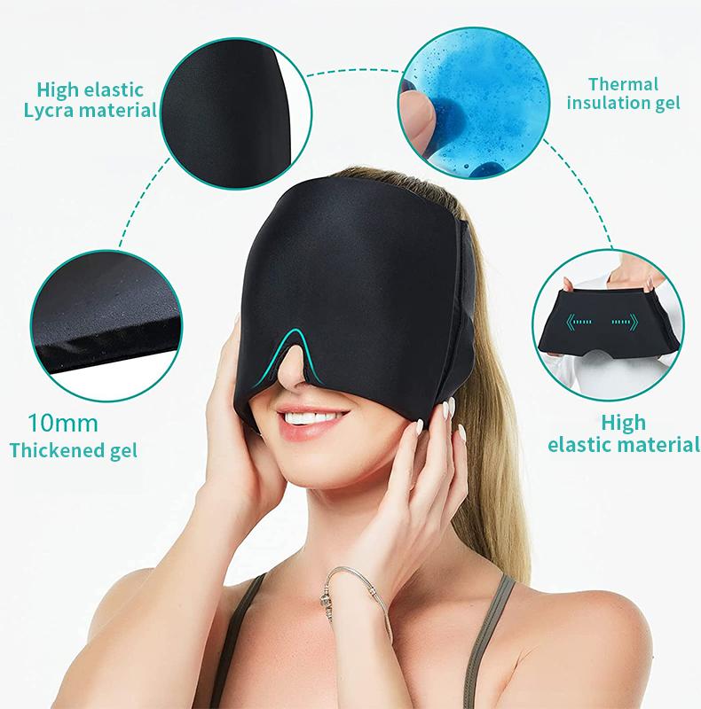 High Quality Double Gel Headgear Ice Eye Mask Cold Compress Eye Mask Accessories