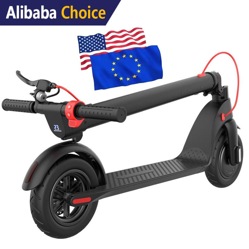 China Cheap Latest Hot Inquiry Fashion X7 Mobile 2 Wheels Other EScooter Powerful 350 Watt Motor Maximum Range 40km Electric Scooter