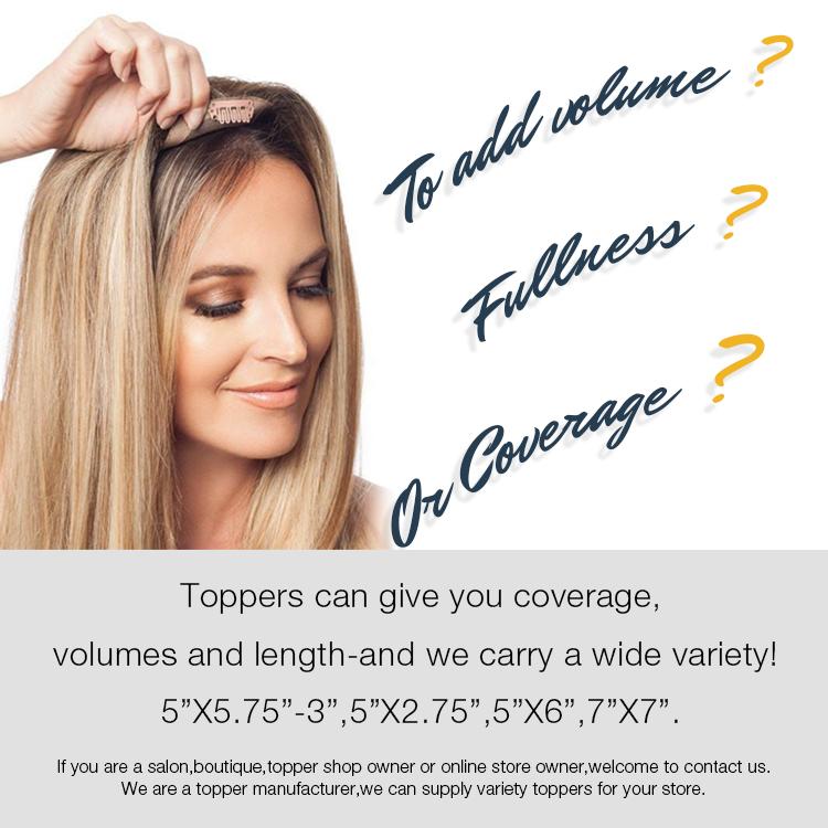 16 "Skin Base Virgin Hair Blonde Highlight Top With 5 Silk Top