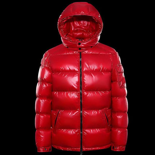 Men's Down Jacket Down Jacket White Duck Down Warm Bright Face Hooded Winter Youth Casual Woven Plus Size Men's Goose