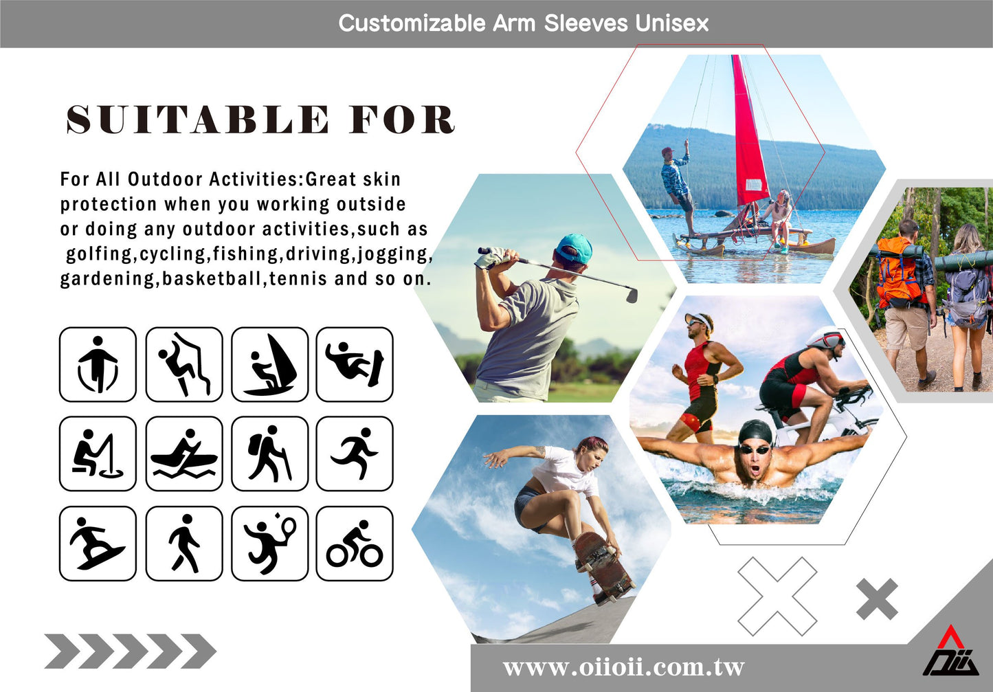 Customized Sublimation Sun Protection Sleeves And Protective Devices: Keep Cool And Protected From Sunlight