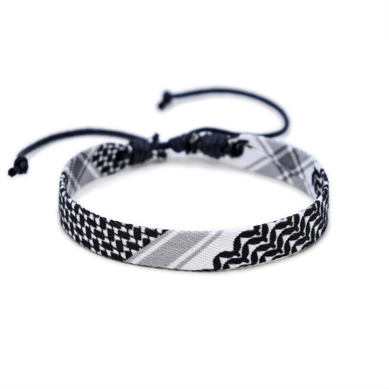 Women's Arabian Scarf Style Knitted Ring Bracelet Charm Arabian Bracelet For Men And Women