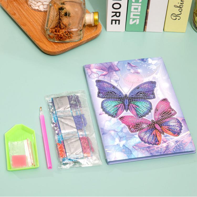 Hotsale 50 Pages DIY Special Shaped Diamond Painting Notebook Flower Rose Diamond Embroidery Cross Stitch Journal