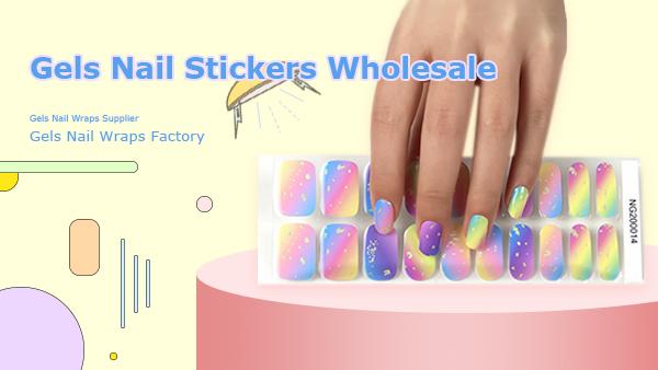 2025 Wholesale Amazon Best Selling New Brand UV Gel Nail Polish Nail Wraps Gel Varnish Nail Polish Sticker