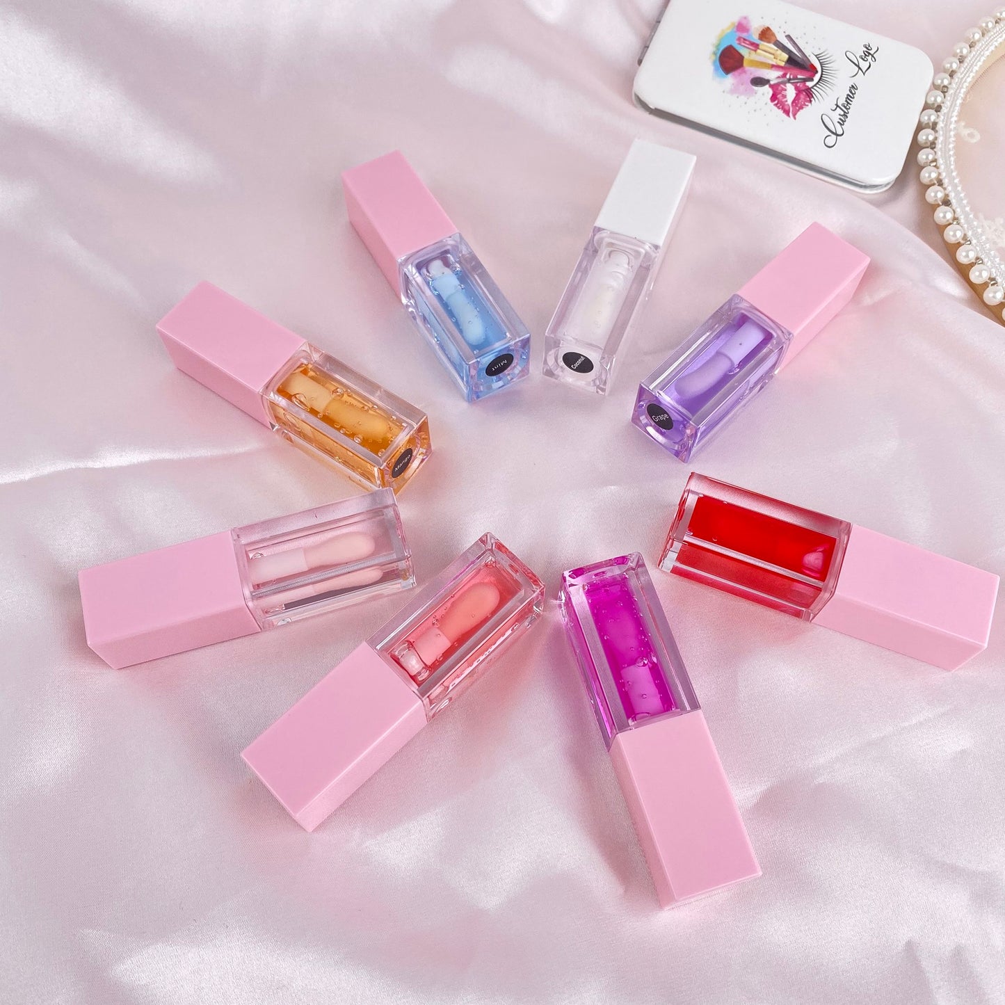 Wholesale Waterproof Gloss Lip Gloss Private Label Transparent Matte Glitter Vegetarian Gloss Lip Gloss