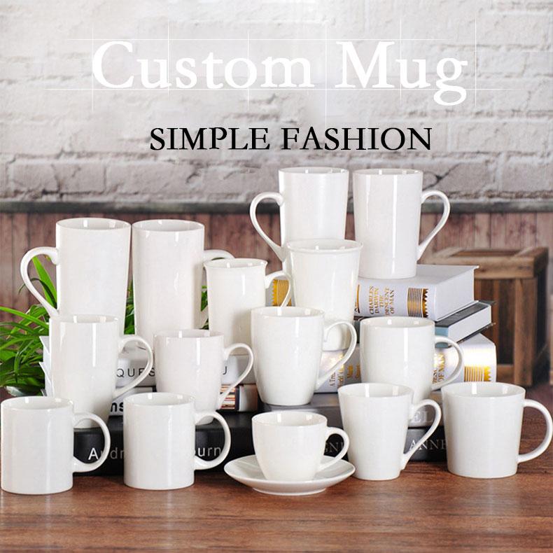 Redeco Custom Mug Luxury Creative Ceramic Plate Cup Ceramic Coffee Cup Gift Home Decorations