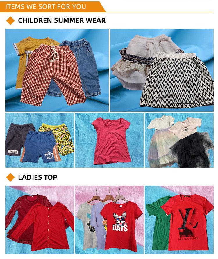 HISSEN Uk Used Clothing Bags Summer Hand Children 8-17 First Grade Thrifty Clothes Used