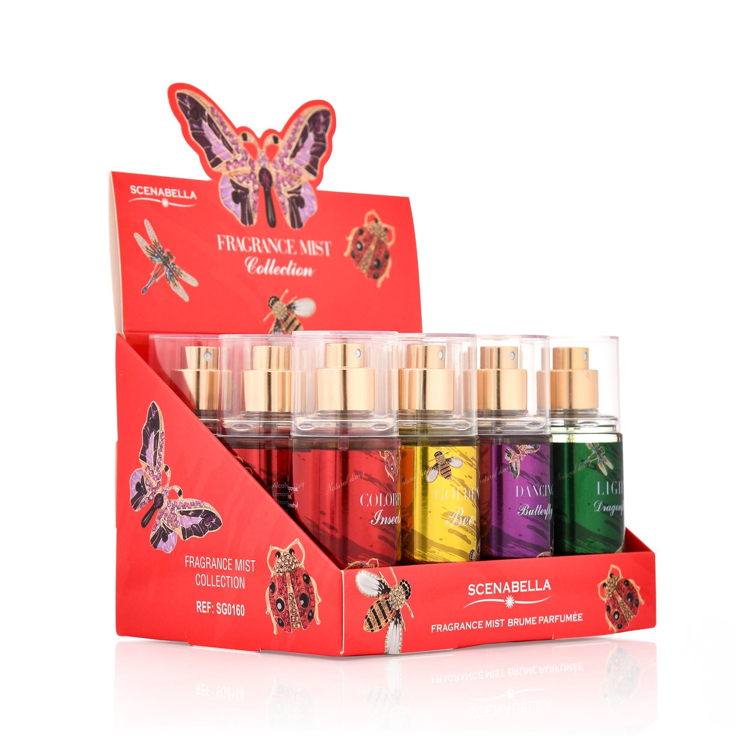 Travel Suit & Mini Perfume Body Spray Deodorant Suit