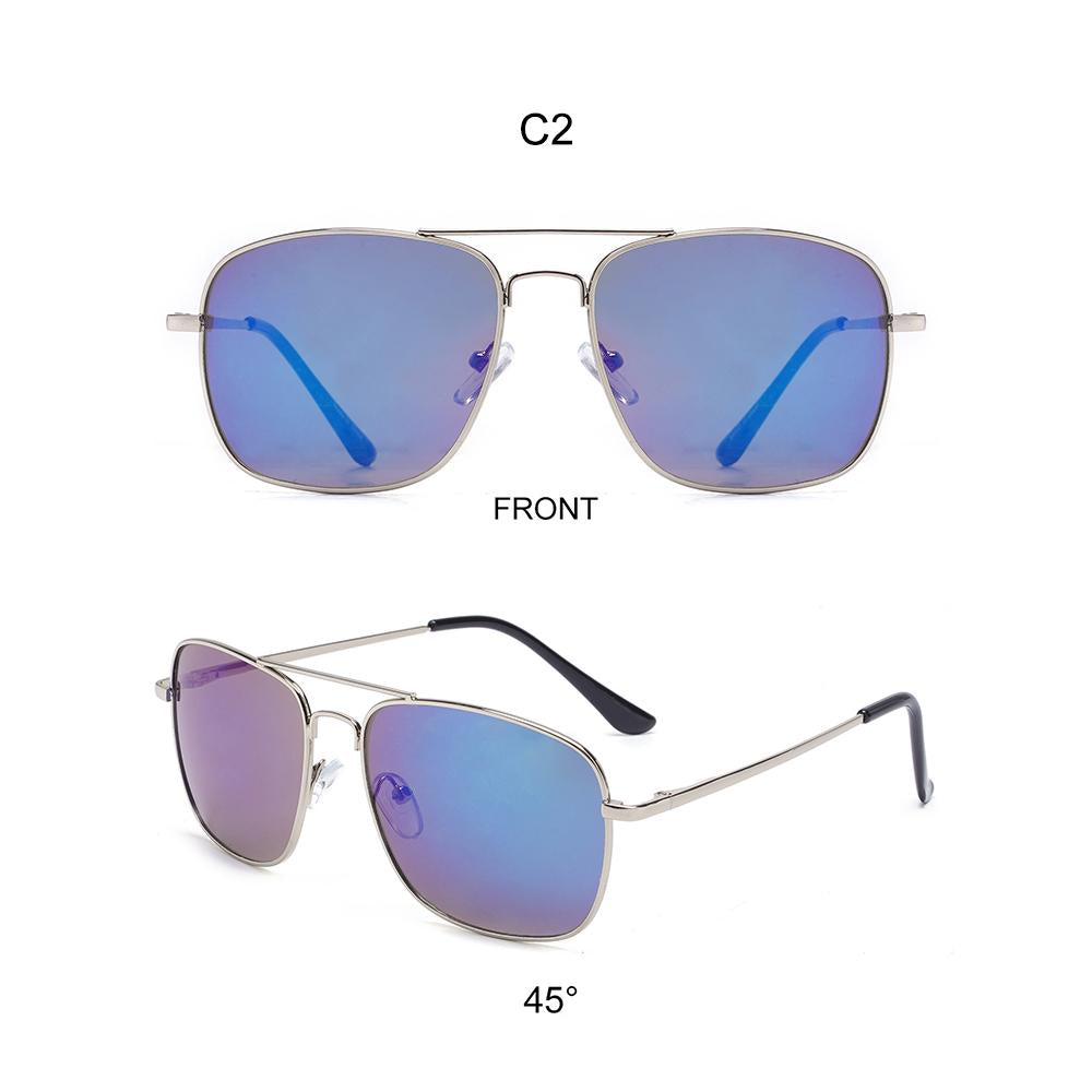 Fashion Classical Designer Women Sunglasses Driving Fishing Aviation Metal Pilot Custom Promotional Sunglasses Men