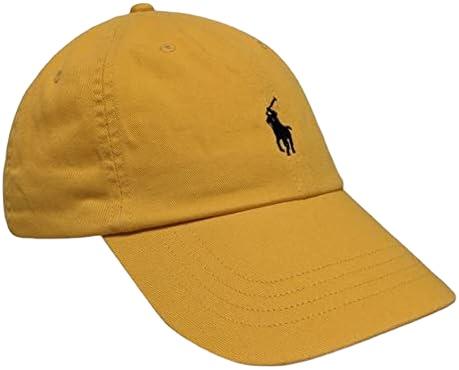 Polo Ralphs Laurens Crest Twill Long Ville Cap-Navy New Cap Blue Embroidered Polo Pony Tomato Red