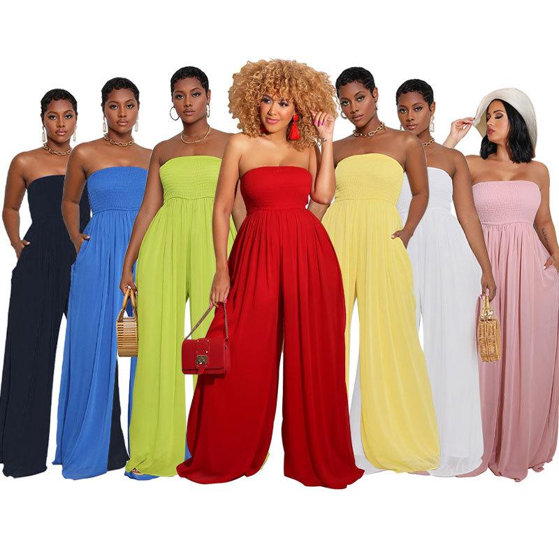 New Design Plus Size Women's Suit Long Casual Solid Color Sleeveless Pocket Women's Clothing