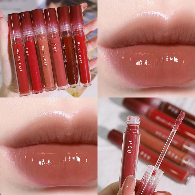 Wholesale Plump Jelly Lip Gloss Moisturizing Non-fading Water Gloss Mirror Lip Glaze Gloss Lip Gloss