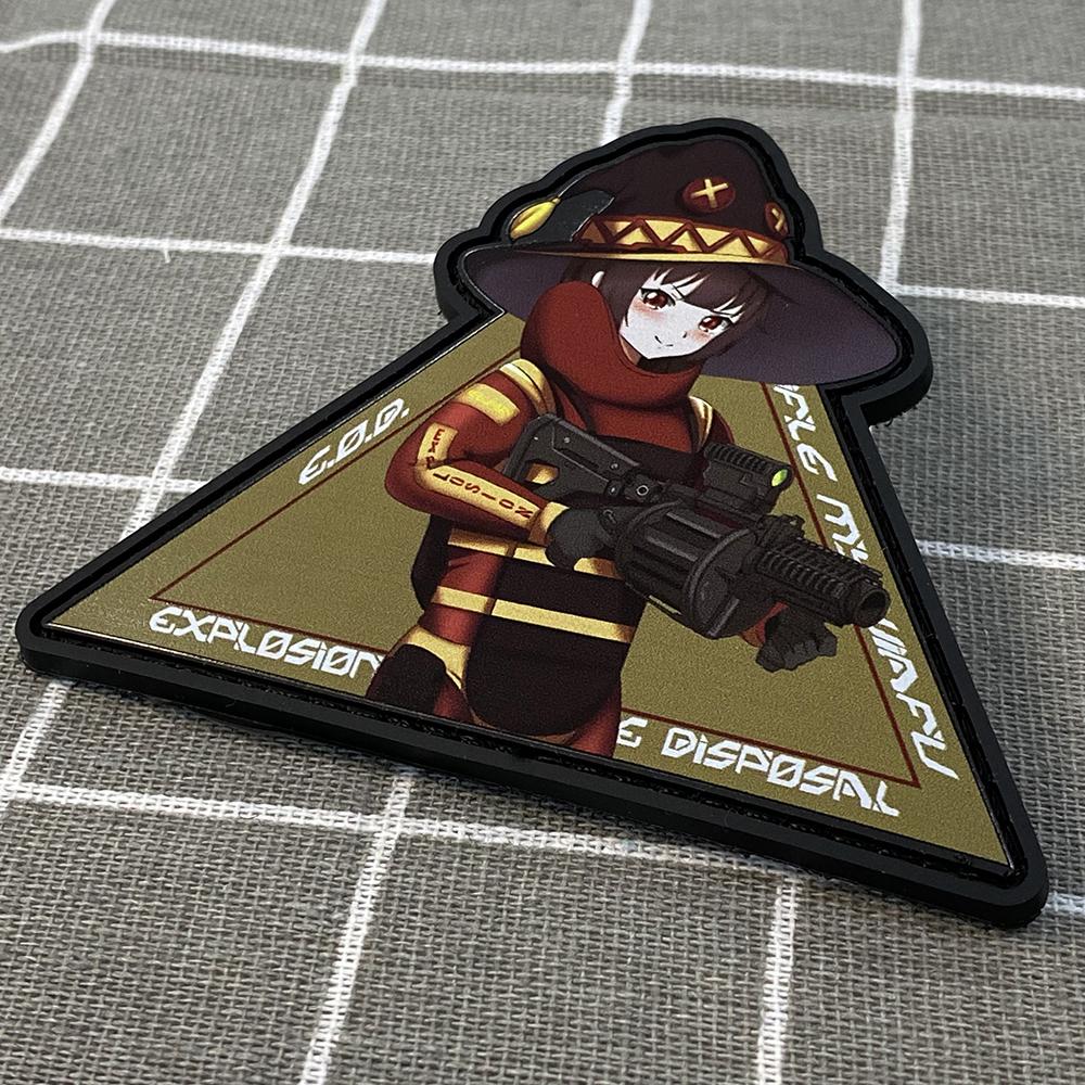 Hat PVC Patch Custom Logo Hot Press Sewing Iron Embossed Rubber Badge Silicone Soft 2D 3D Rubber PVC Patch Clothing