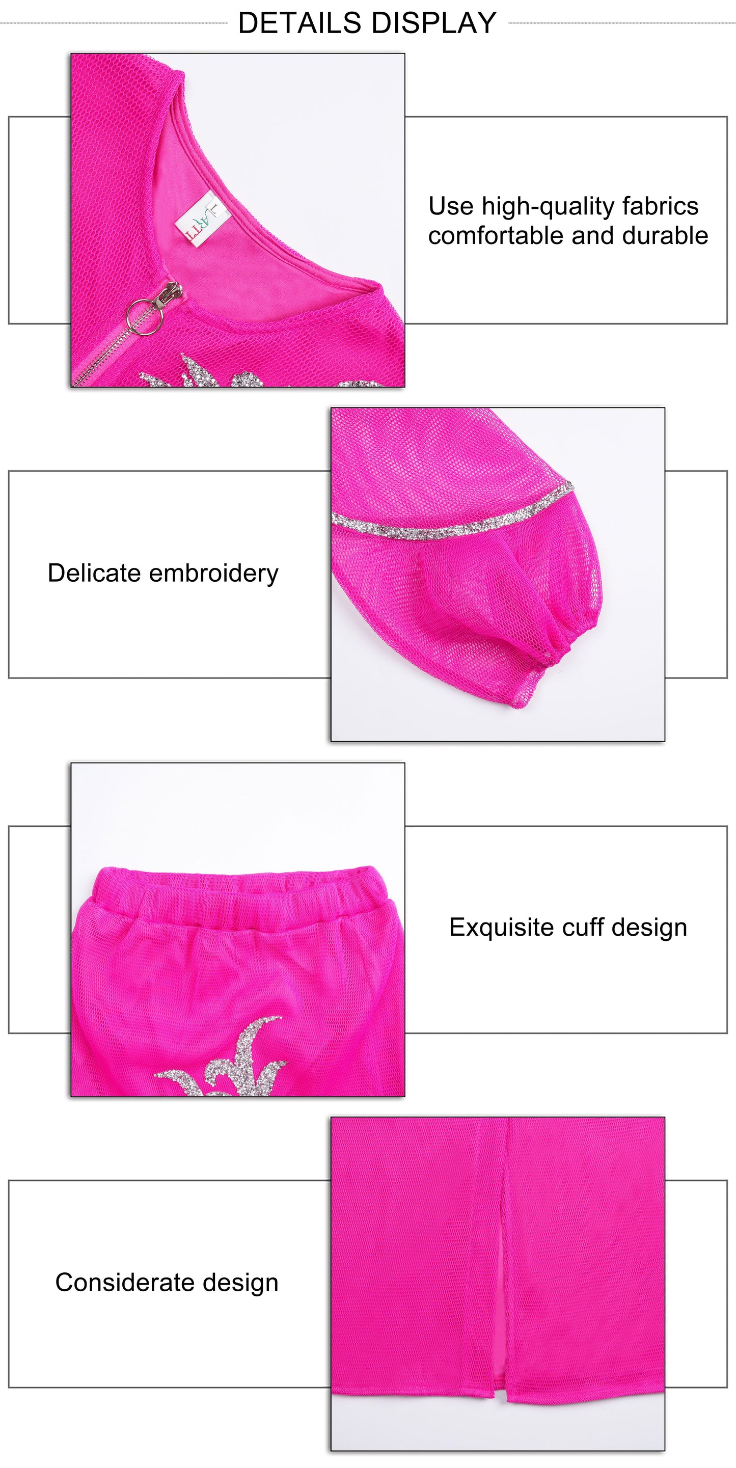 Custom Summer Office Dress Suit Bubble Sleeves H & D African Women Embroidered Slim Fit Suit 2 Piece Set