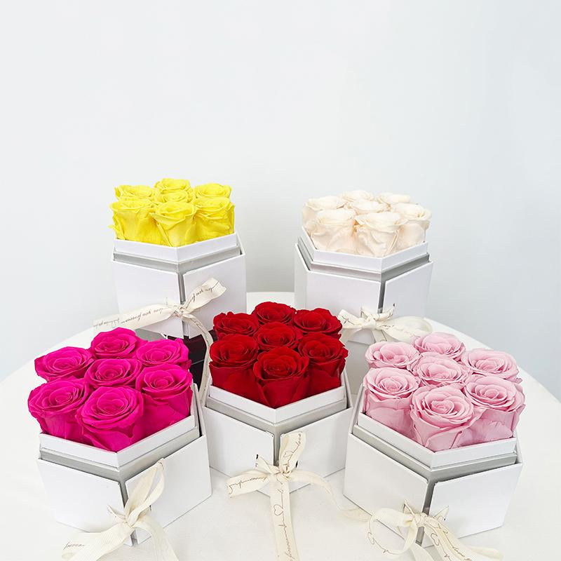 Wholesale Valentine's Day Christmas Gifts Eternal Flowers Permanent Natural Preservation Flowers Eternal Fresh Box Rose