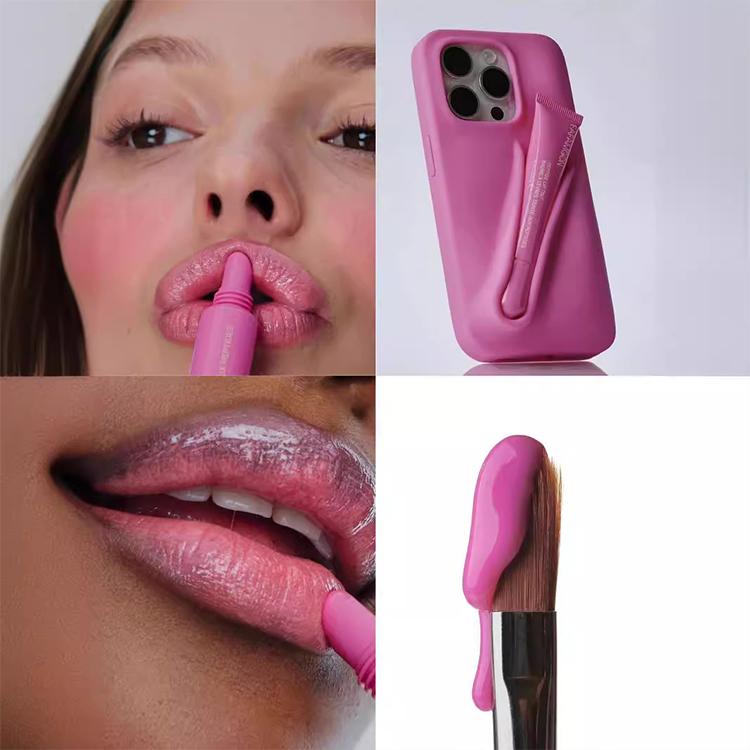 Wholesale Peptide Lip Gloss Water Sensitive Lip Glaze Full Gloss Lip Gloss
