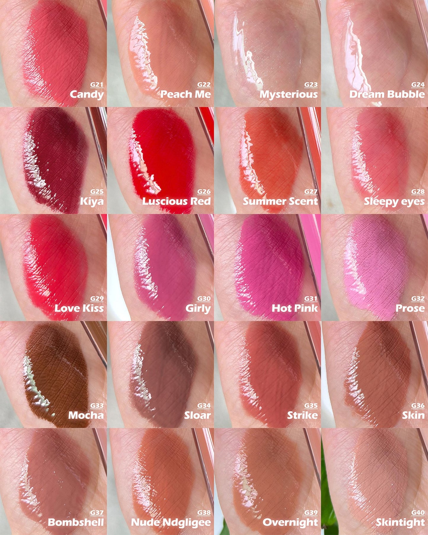 Vegetarian Waterproof Matte Liquid Lipstick Gloss Lip Gloss Custom Your Logo High Quality Heart Shape Lip Gloss Tube DIY Lip Gloss