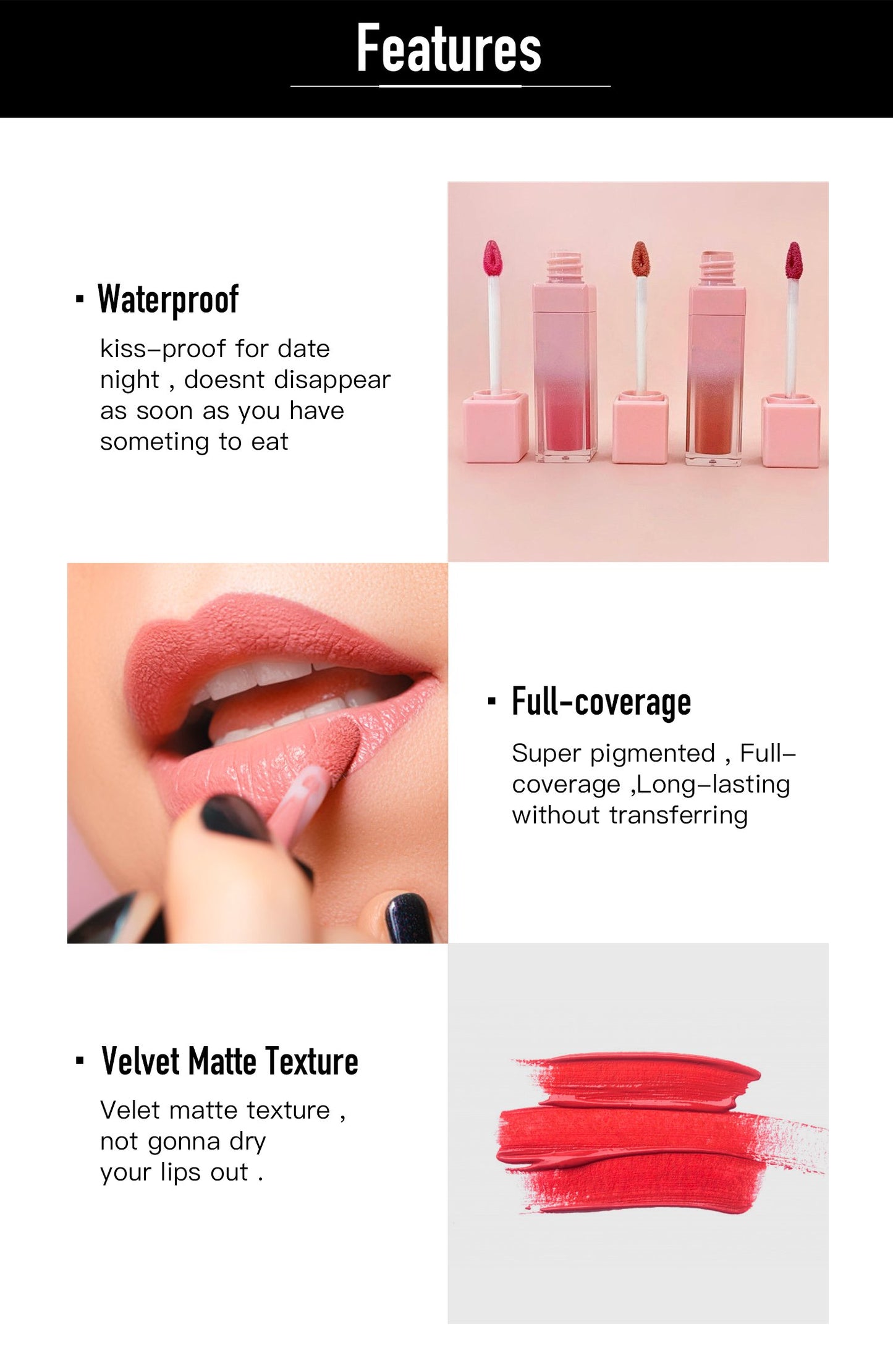 Multi 12 Color Lip Gloss Cosmetic Red Lip Ribbon Logo Liquid Matte Lipstick Private Label Lip Gloss