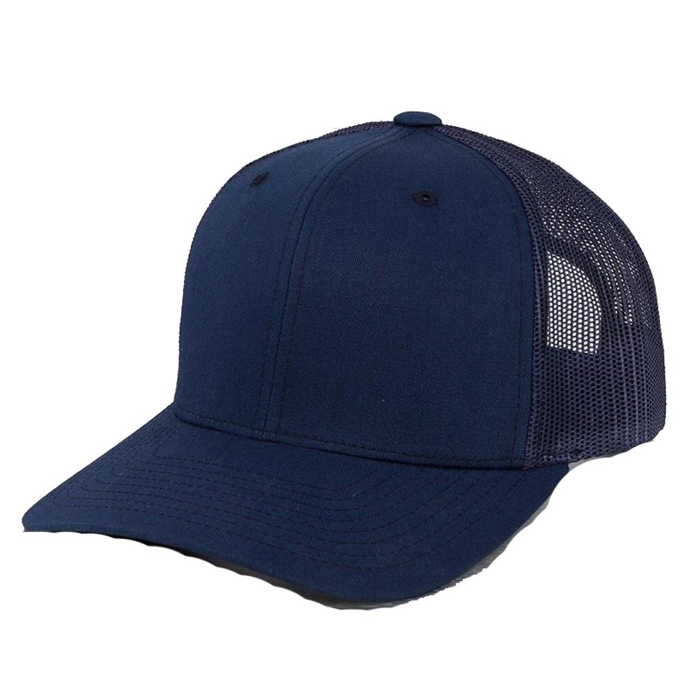 Custom Logo Embroidery Trucker Cap Solid Color Baseball Cap 5 Panel Cap Wholesale Low Price