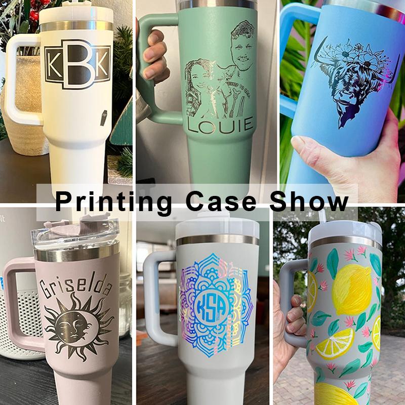 Custom Stanleyem Cup 40 Oz Stainless Steel Travel Mug With Handle Tumbler Outdoor Coffee Tumbler Coffee Cup With Lid