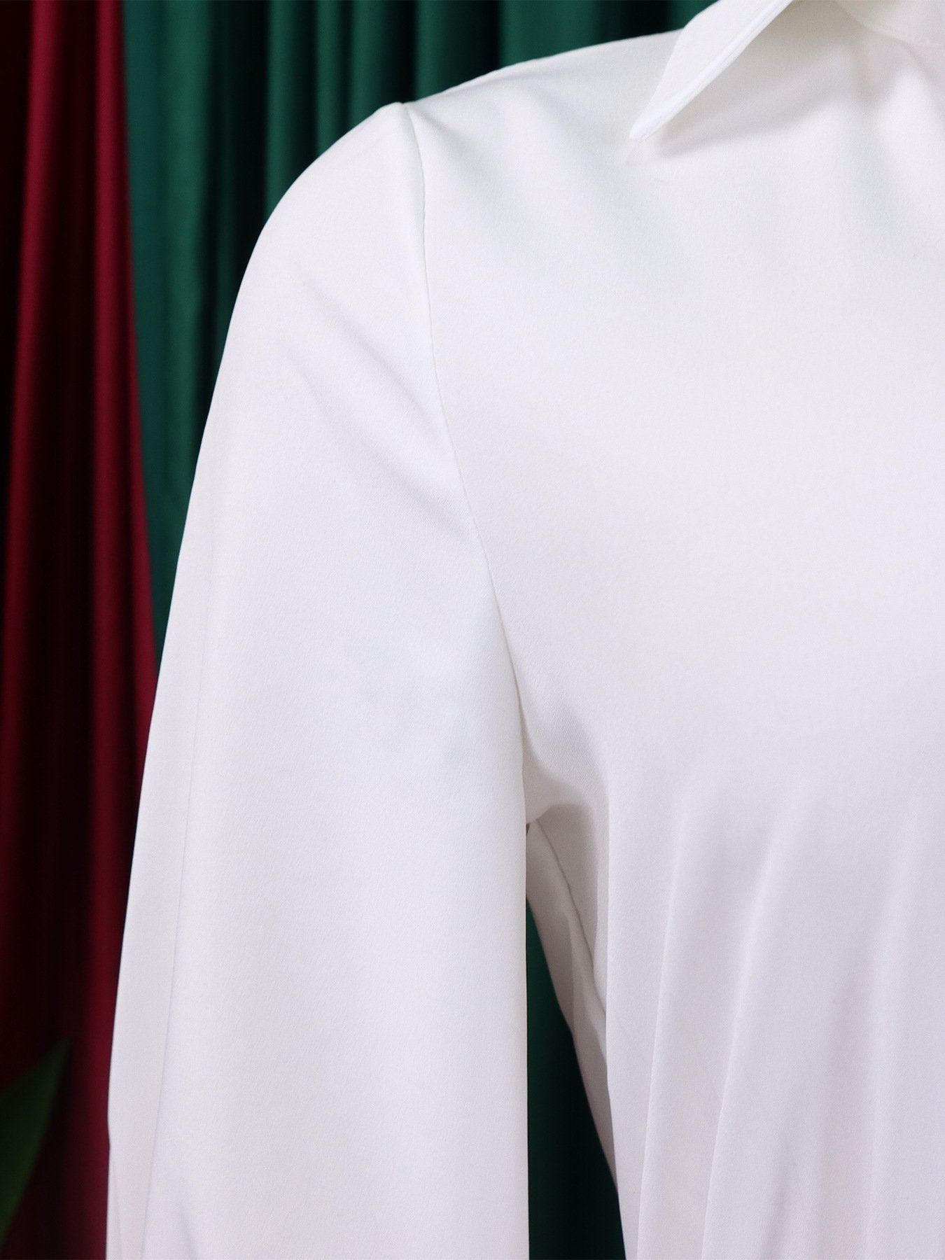 2024 Hot Spring New Women's Fashion V-neck Solid Color Plus Size Dress